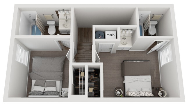 2nd Floor - Tiger Station Apartments