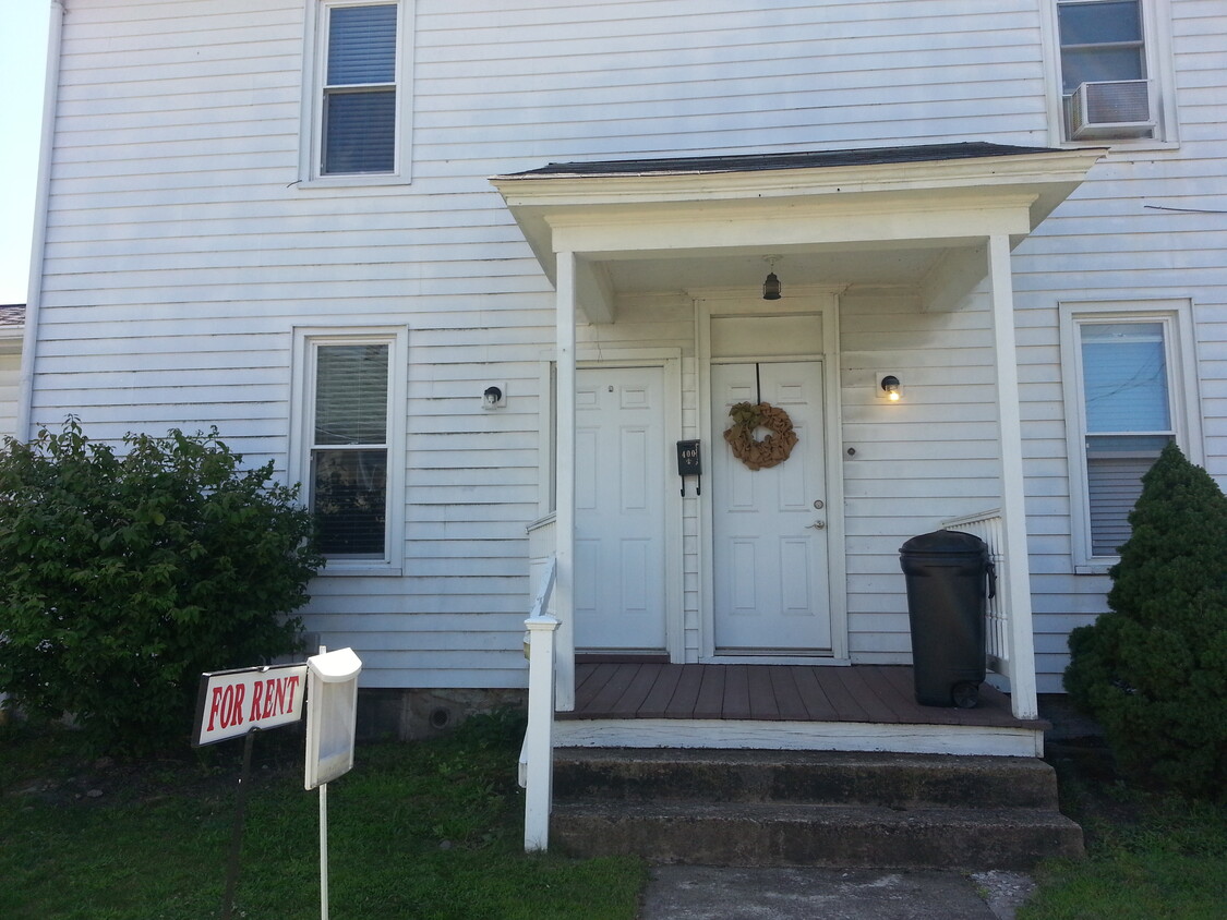 entrance on left - 400 East 8th Street