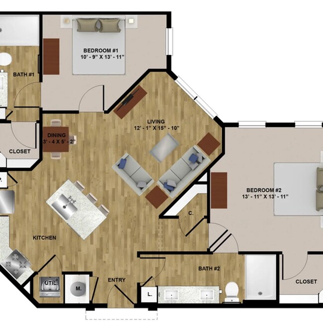 Building Photo - Cozy 2 BR Abode: Modern Living in Austin's...