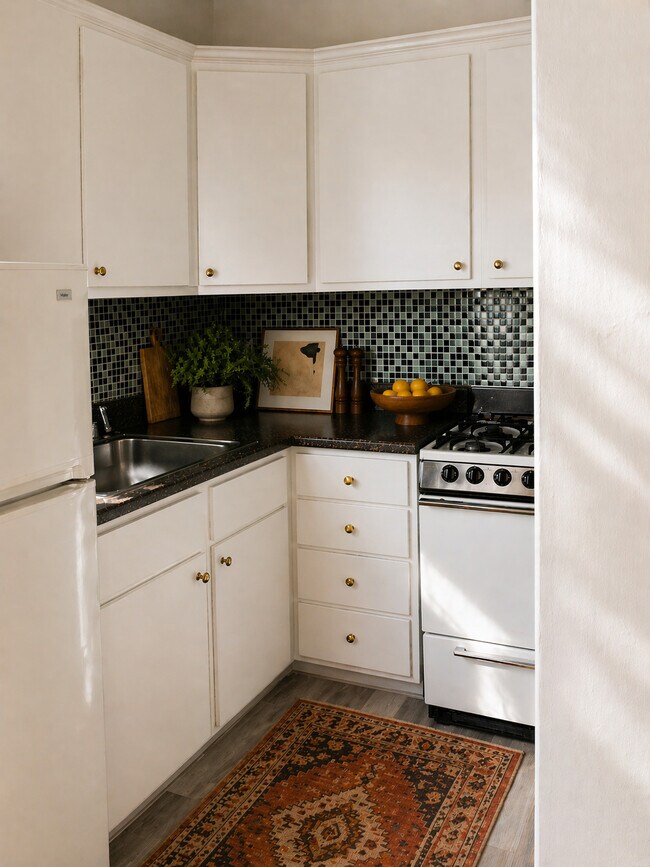 Estudio grande, 400 pies cuadrados, cocina - The Dulion
