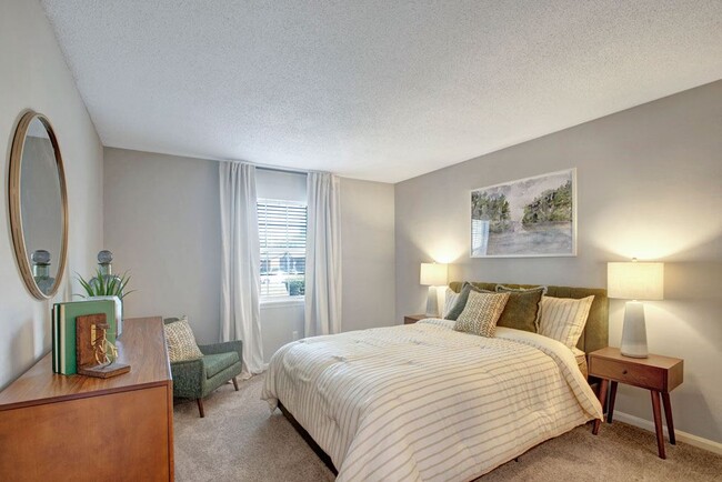 Bedroom - Pinewood at National Hills Apartments