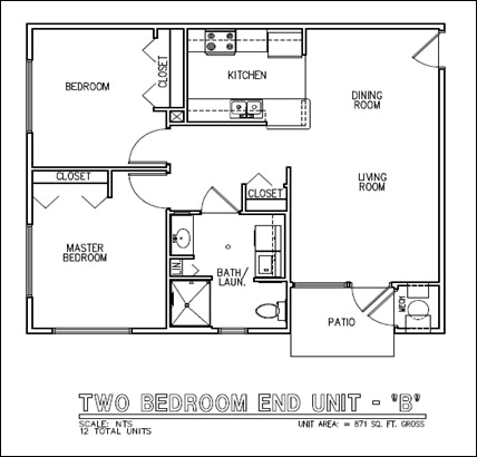 2BR/1BA - The Meadows Apartments - 55 and over