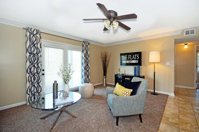 Living Room - Flats at Hurstbourne