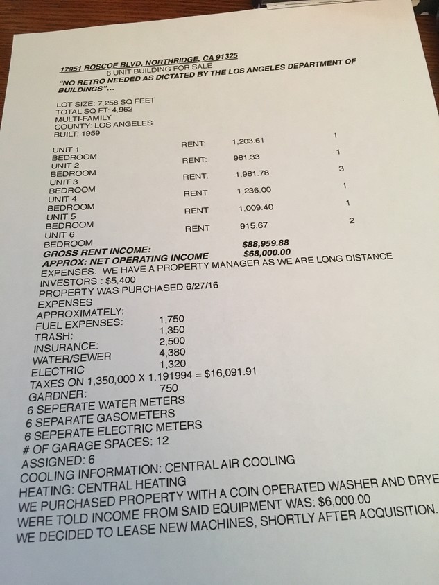 17951 Roscoe Blvd, Northridge Ca, 91325 "STATS" - 17951 Roscoe Blvd