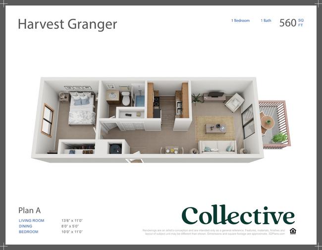 Interior Photo - Harvest Granger Apartments