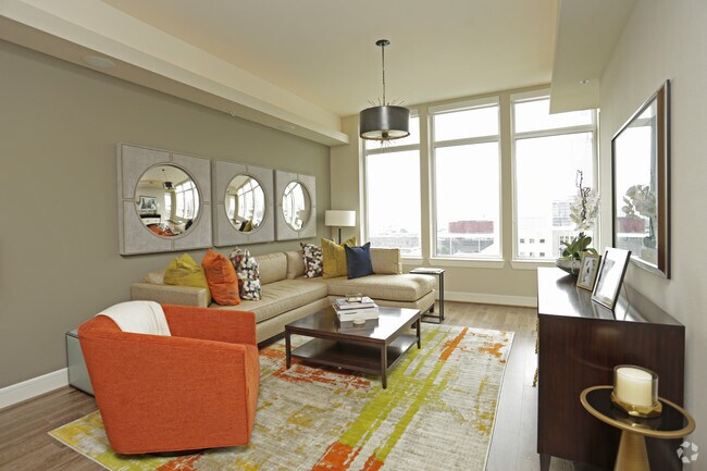 1HAB, 1BA - 849 FT² - SALA DE ESTAR - Uptown by Onni