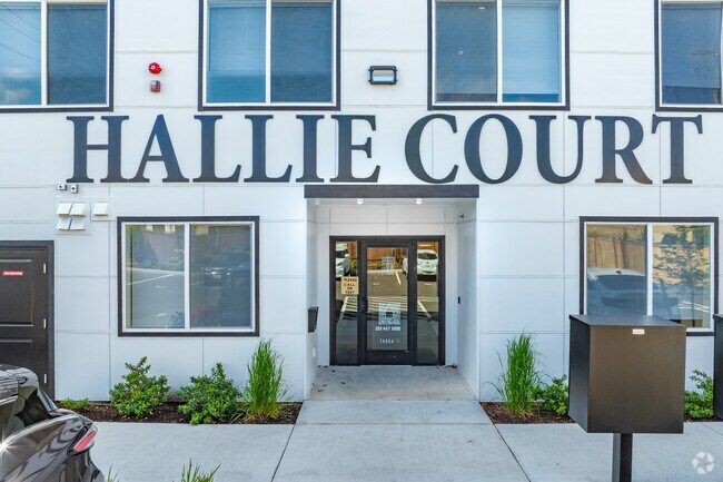 Entrance - Hallie Court Apartments
