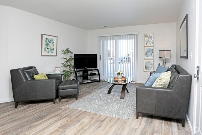 Sala de estar - Oak Hill Apartments