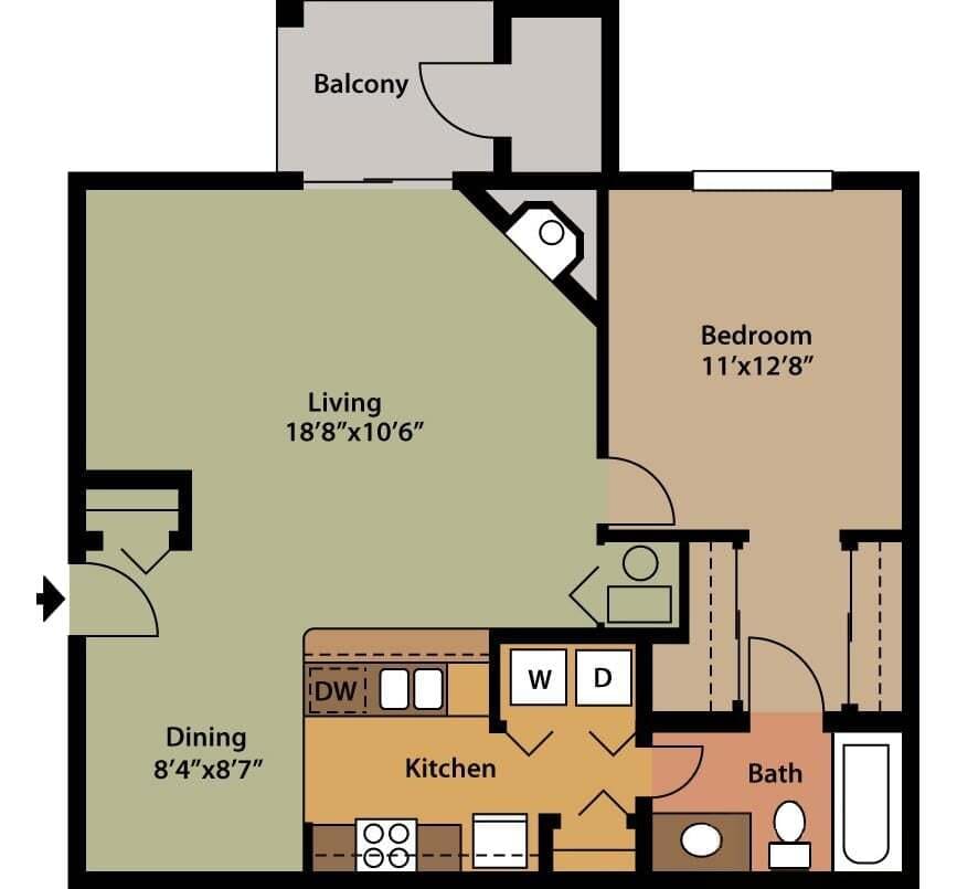Highlands of Heritage Woods – 1 Bedroom