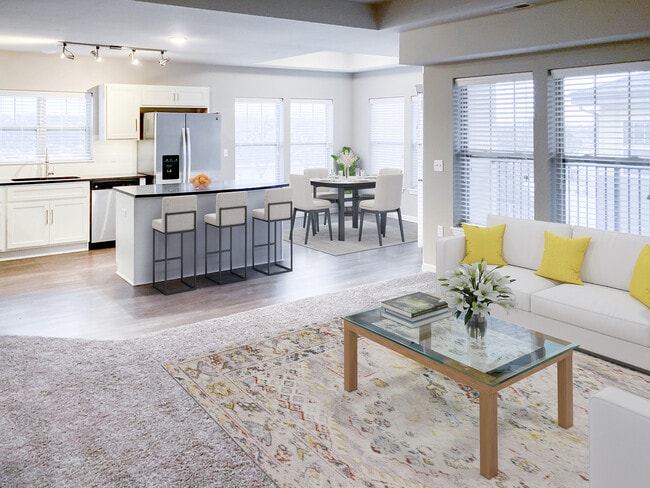 Sala de estar y cocina - Park 120 Oak Hills