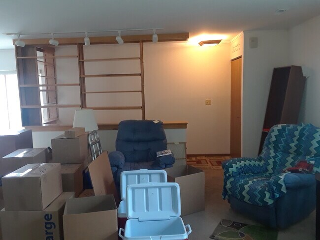 Living Room while moving - 1071 Greenwood Cir
