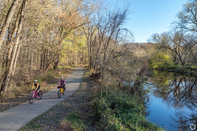 The Heritage Rail Trail runs along Cordorus Creek and is popular with York bikers and runners.