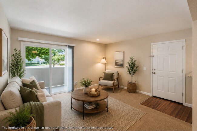 1 dormitorio, 1 baño - Sala de estar - Sycamore Terrace Apartments