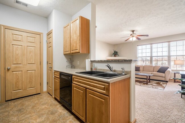 Our kitchens are designed with functionality in mind, offering plenty of counter space and storage for all your culinary needs. - Stone Ridge Estates