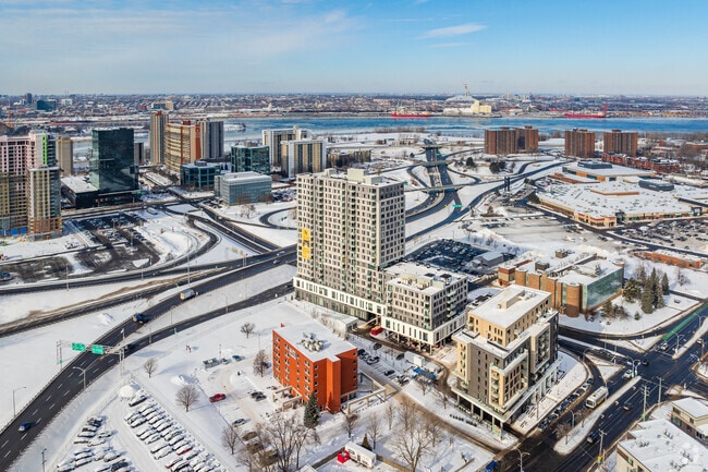 Photo aérienne - NOVIA centre-ville – Longueuil