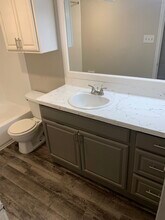 Partially renovated Bathroom - Memorial Fountain