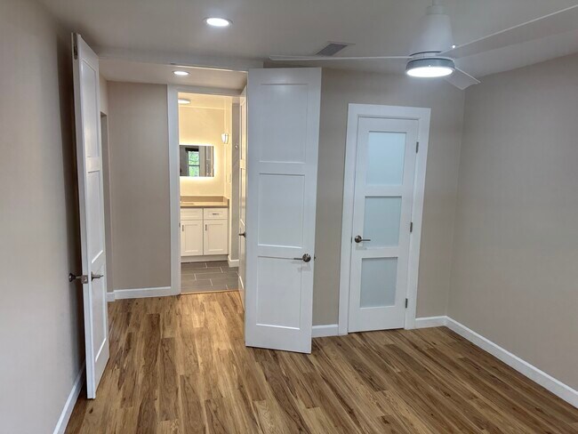 View from bedroom looking towards bathroom and closet - 4800 N Stanton St