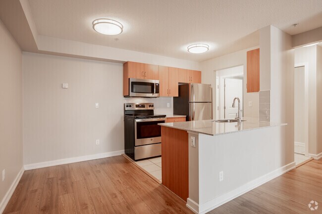 1 chambre, 1 salle de bain - 655 pi2 - Cuisine - Tennyson Apartments