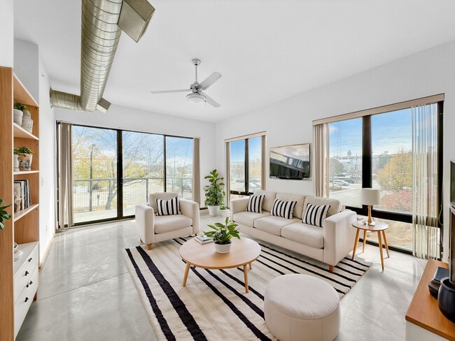 Living Room - Ingersoll Square Lofts