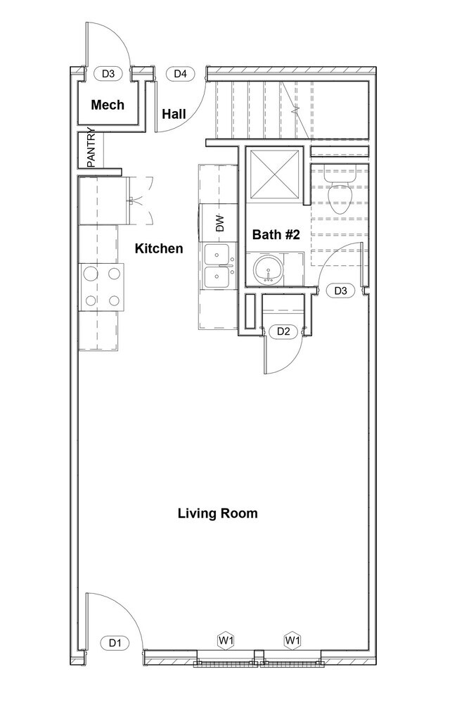 Plano de planta - 19008 N Western Ave