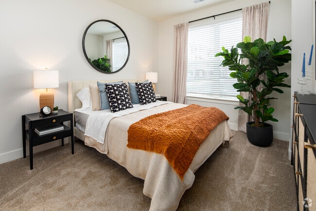 2BR, 2BA - 993SF - Master Bedroom - Attain at Bradford Creek