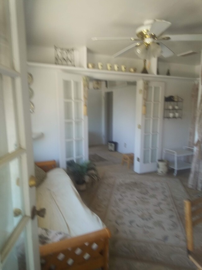 French doors into bedroom - 6129 Andalusia Ave