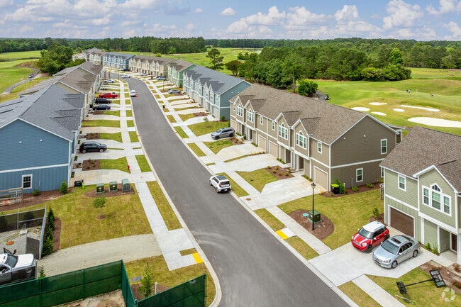 Aerial view. - Moorland Reserve Townhomes