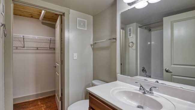 Ample closets and brightly lit bathrooms - Lofts at Sterling Mill