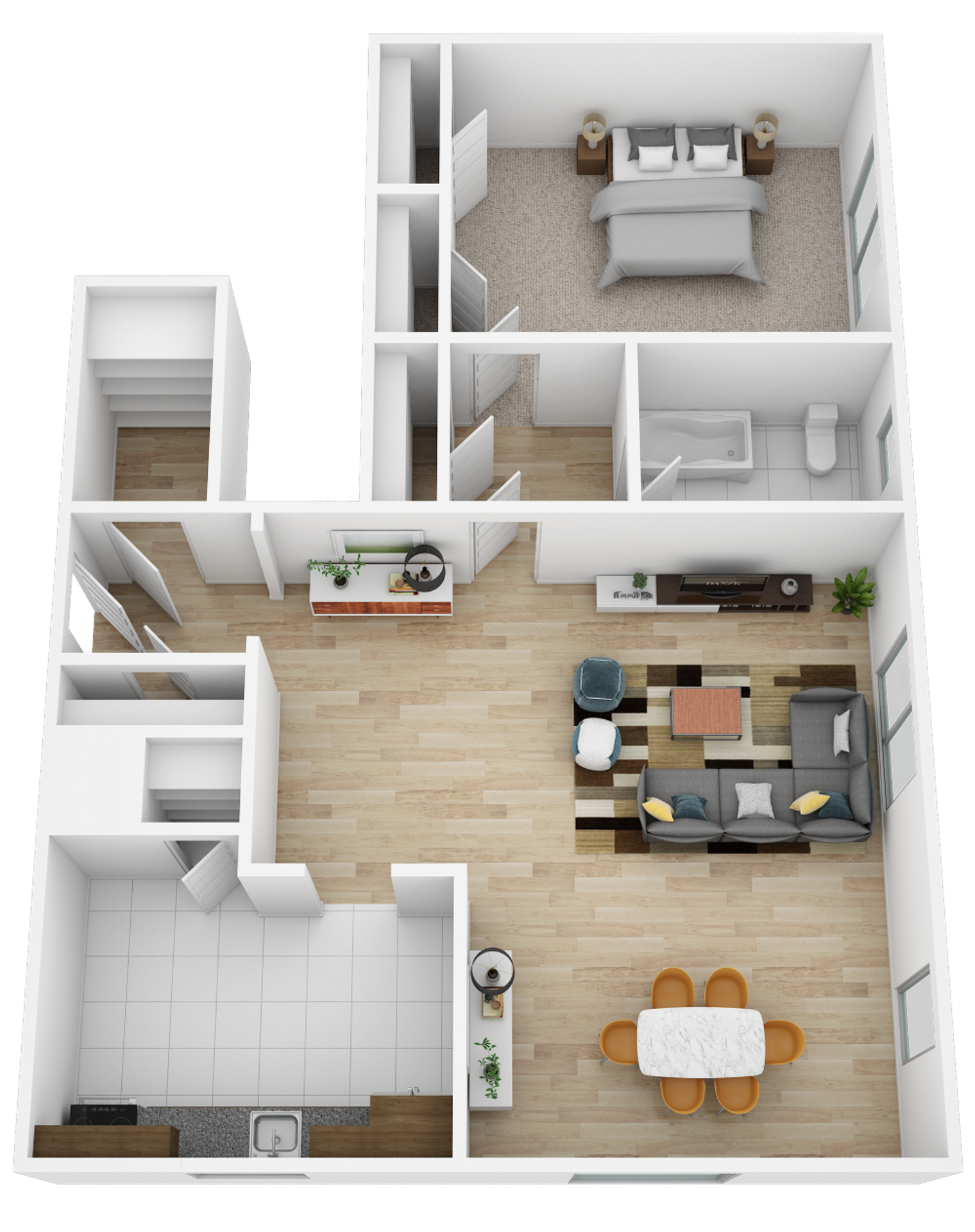 Shaker Lake Apartments & North Moreland Co... – 1X1D - 865 Sqft