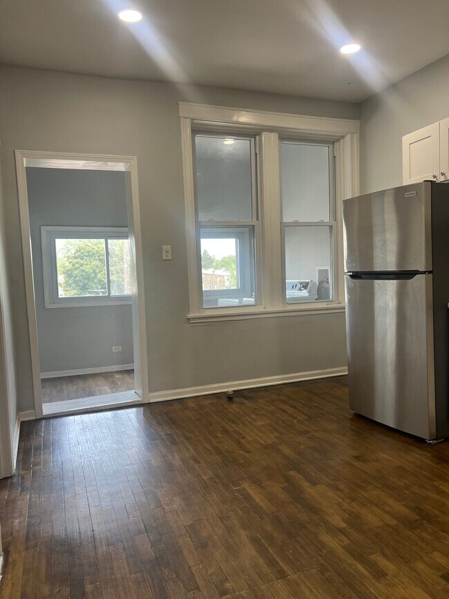 Laundry/ view from the kitchen - 3330 W Hutchinson St