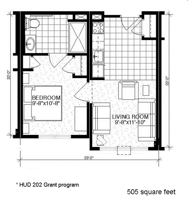 1BR/1BA - Luther Ridge/ Luther Manor