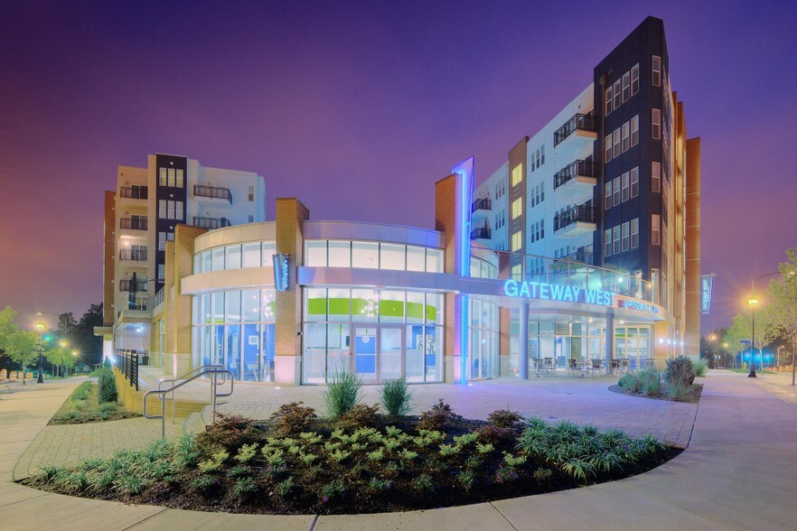 Exterior At Night Gateway West Uptown Flats Exterior At Night Gateway West Uptown Flats