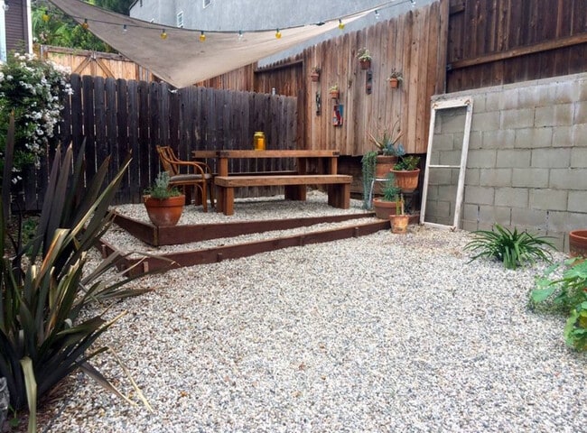 Private patio. Furniture and canopy not included - 1917 Preston Ave