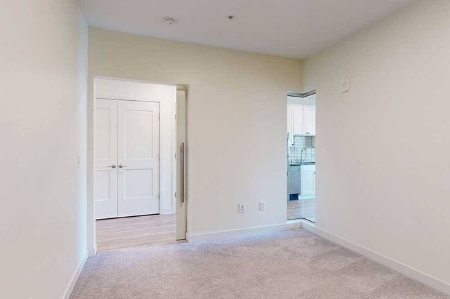 Smartly designed studio sleeping areas offer a peaceful retreat with just the right separation to unwind and recharge at the end of the day. - The Rowan