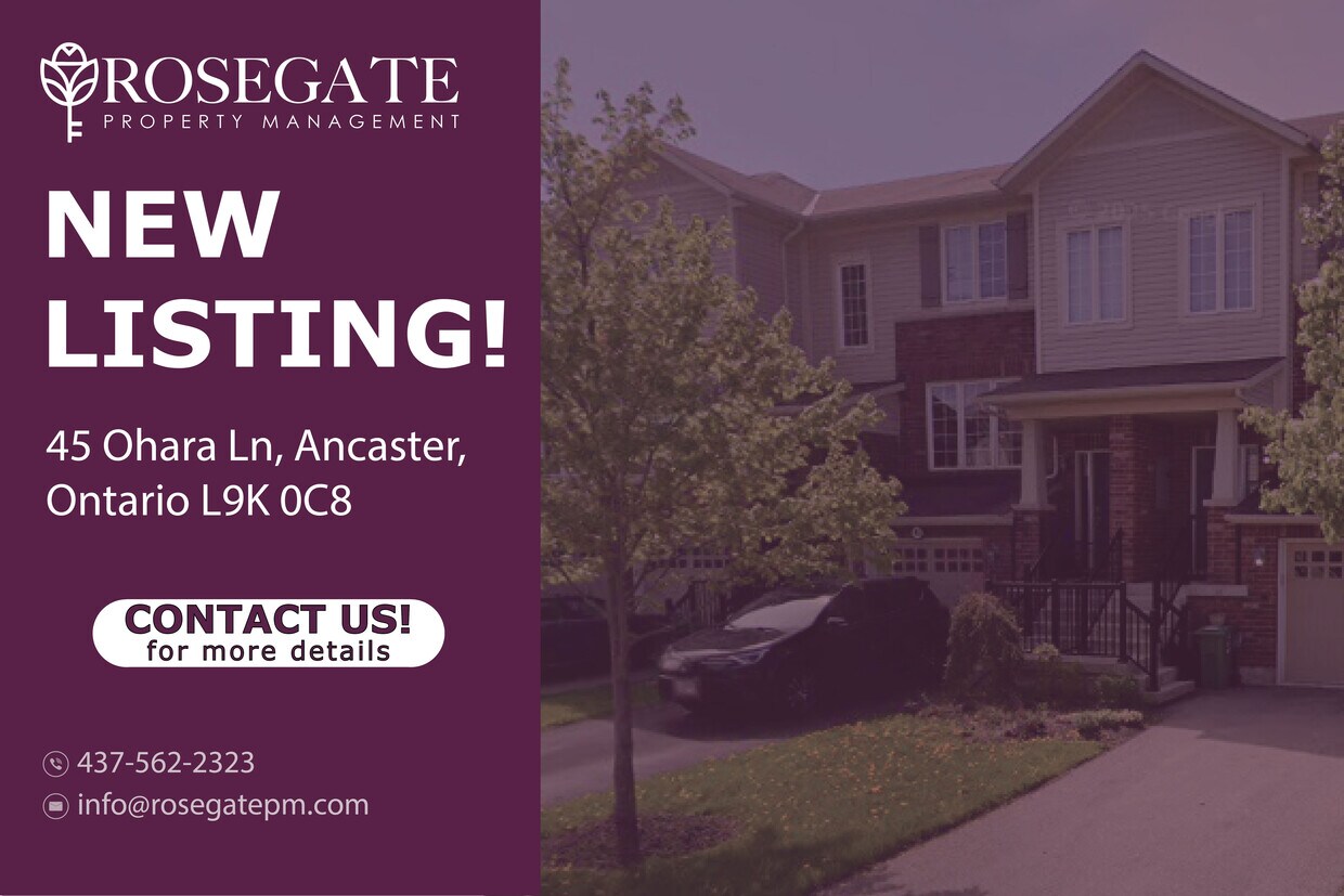 Primary Photo - Bright & Modern 3-Bed Townhome in Ancaster...