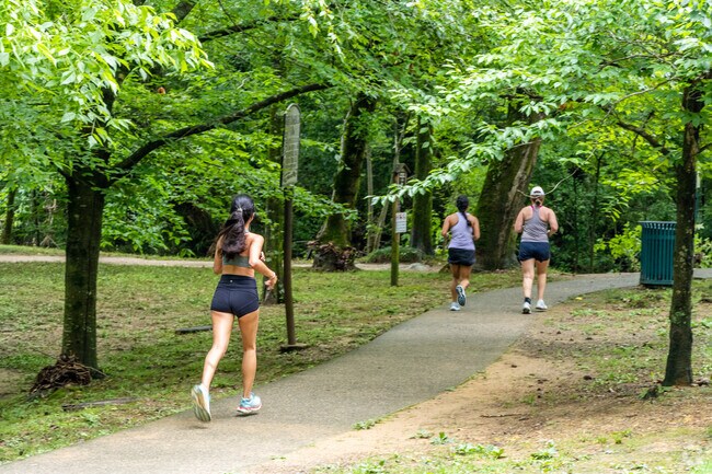 Mountain Brook residents head to Jemison Park to jog on its many trails.