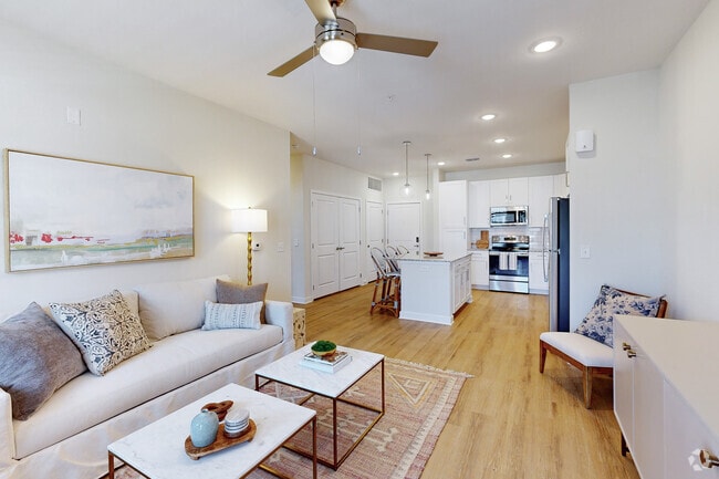 1BR, BA - 735SF - Living Room - Madison Shores