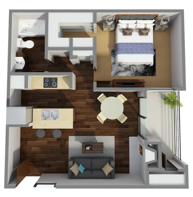 Interior Photo - Cross Creek Apartments