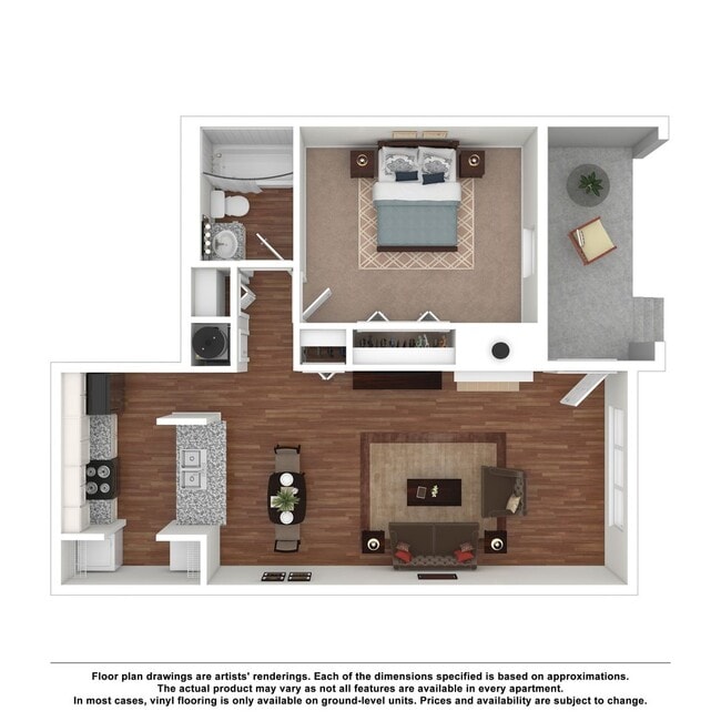 Interior Photo - Pebble Creek