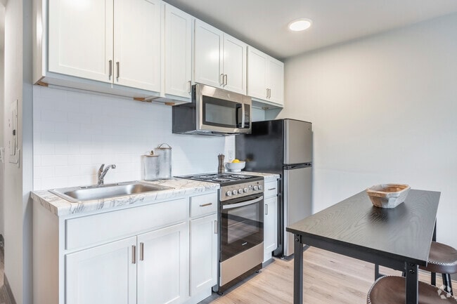 Estudio, 1BA - 340SF - Cocina - Sandburg Studios