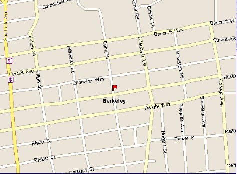 Mapa del área - 2414 Dana St