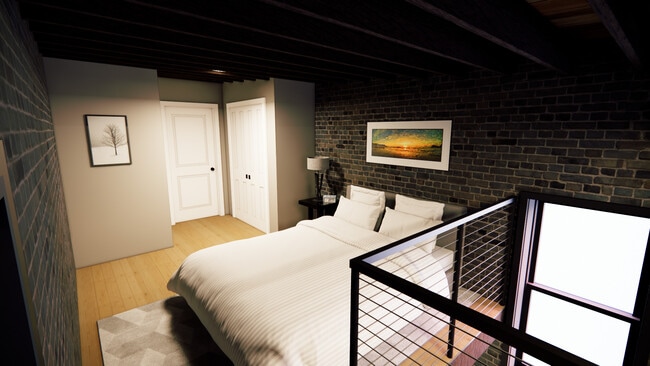 Loft Sleeping Area - The Shop Lofts
