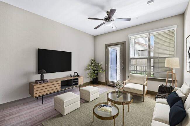 Sala de estar de Hollister Oaks Apartments - Hollister Oaks