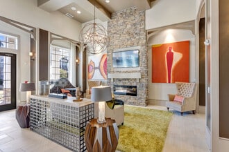 Resident Lounge with Fireplace & Seating - Tattersall Chesapeake