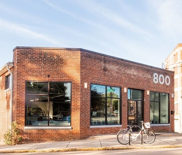 The rustic Remedy Coffee is a North Knoxville favorite