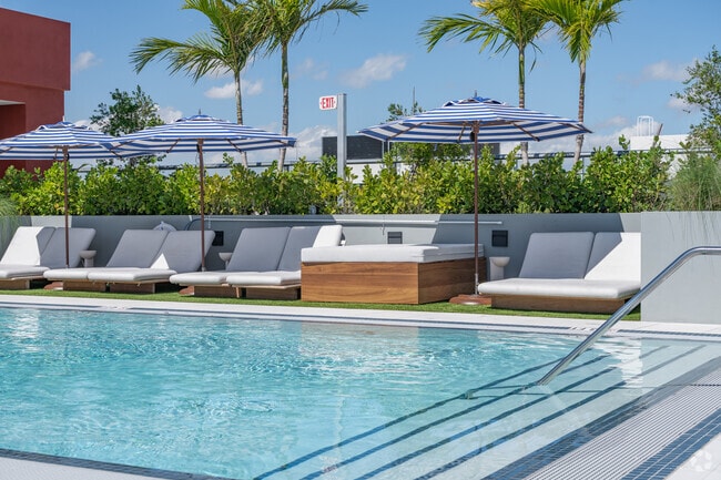 Terraza de la piscina - Highley House