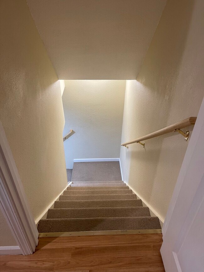 Stairway from kitchen to Basement - 804 Sherman St