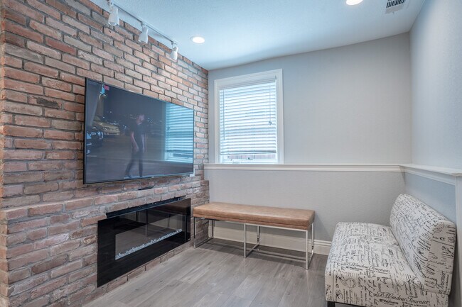 TV and Fireplace are provided - 65 S 9th St