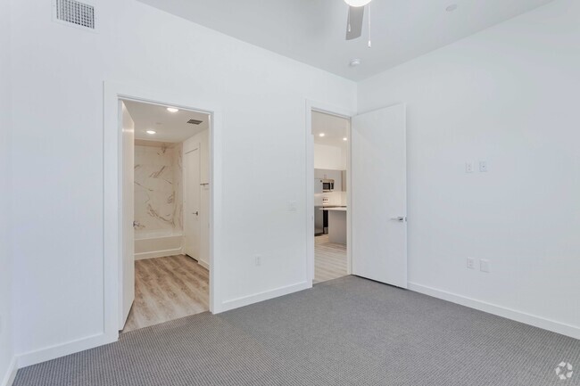 1BR,1BA - 715SF - Bedroom - Rawlins Street Flats