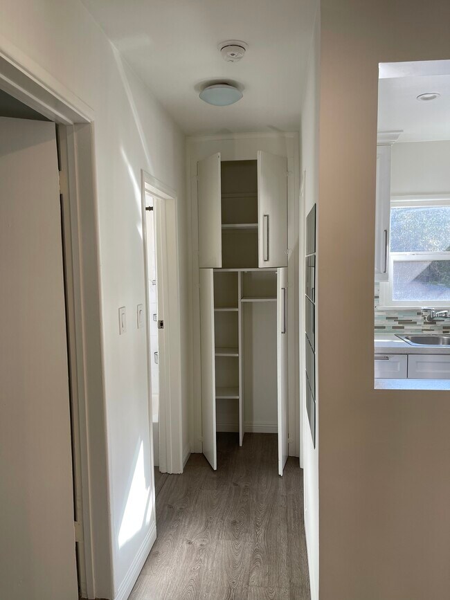 Hallway with extra storage - 2823 Hermosa Ave